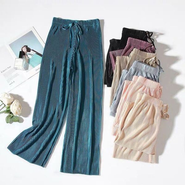 wide-leg pants spring summer draping large size loose ice silk korean style student ins chiffon casual ankle-length women's & capris, Black;white
wide-leg pants spring summer draping large size loose ice silk korean style student ins chiffon casual ankle-length women's & capris, Black;white