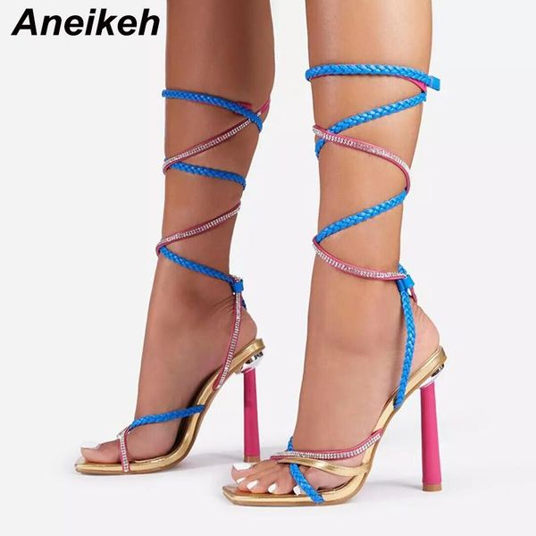 summer bohemian rhinestones ankle cross strap sandals high heels ladies lace-up women pumps weave dress party woman shoe, Black
summer bohemian rhinestones ankle cross strap sandals high heels ladies lace-up women pumps weave dress party woman shoe, Black