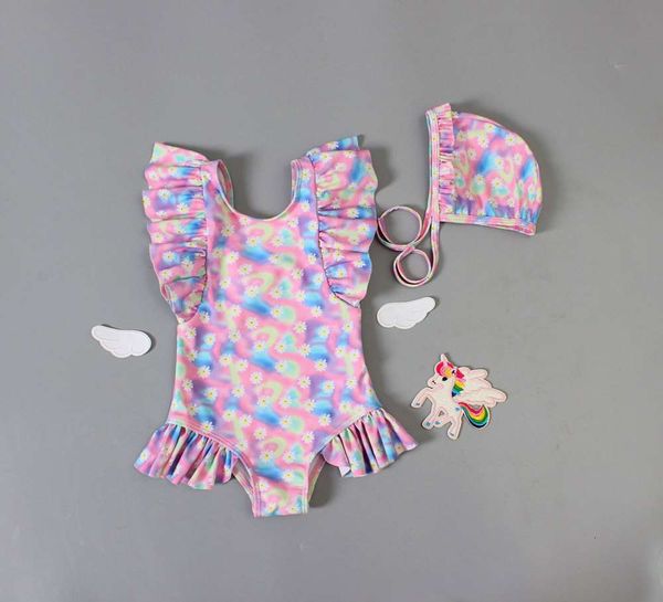 children's suit korean children's one piece middle and small tie dye daisy baby girls' swimsuit, Black
children's suit korean children's one piece middle and small tie dye daisy baby girls' swimsuit, Black