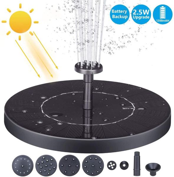 round solar fountain bird bath garden pool pond panel floating decoration water decorations
round solar fountain bird bath garden pool pond panel floating decoration water decorations