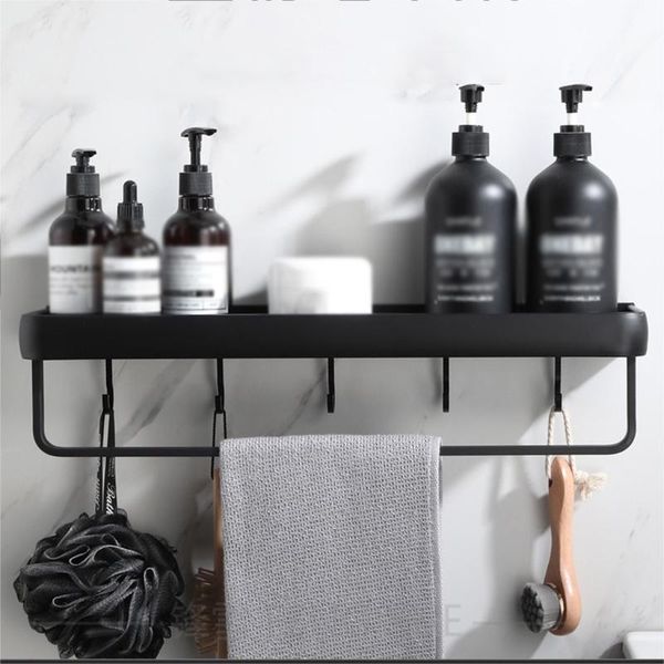 towel racks metal shelf wall storage tray with hooks bar shower basket shampoo holder kitchen & bathroom dual-purpose
towel racks metal shelf wall storage tray with hooks bar shower basket shampoo holder kitchen & bathroom dual-purpose