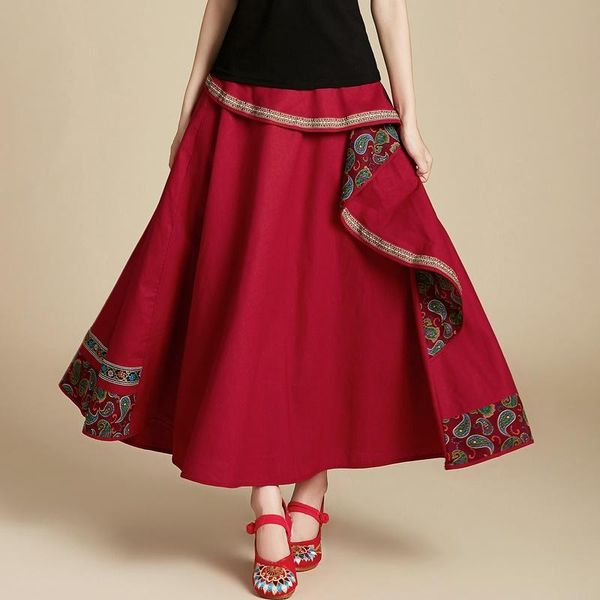 skirts women's skirt 2021 cotton linen embroidery women ethnic style high waist patchwork vintage midi for 11597, Black
skirts women's skirt 2021 cotton linen embroidery women ethnic style high waist patchwork vintage midi for 11597, Black