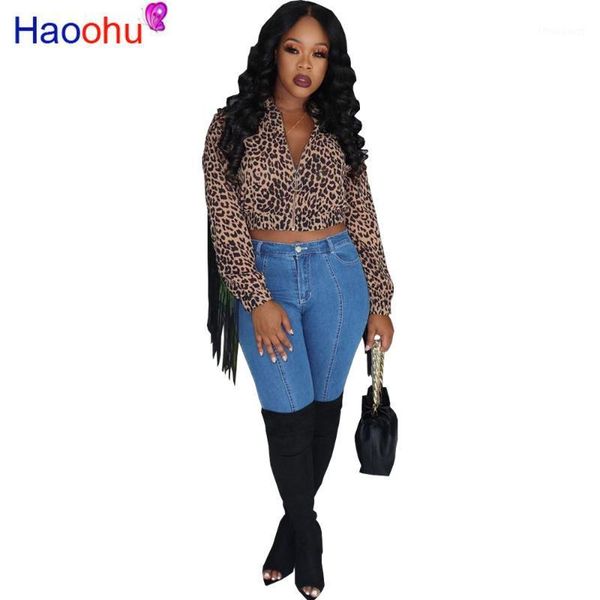women's jackets women autumn winter gradient full sleeve leopard print coats tassel active wear high street outer coat sexy, Black;brown
women's jackets women autumn winter gradient full sleeve leopard print coats tassel active wear high street outer coat sexy, Black;brown