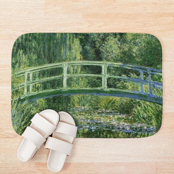bath mats water lilies and the japanese bridge - claude monet mat 3d pattern print anti slip soft washable bathroom
bath mats water lilies and the japanese bridge - claude monet mat 3d pattern print anti slip soft washable bathroom