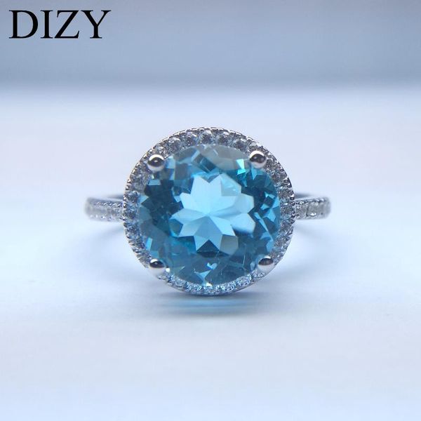cluster rings dizy natural sky blue z luxury ring solid 925 sterling silver round cut gemstone for women wedding gift engagement jewelry, Golden;silver
cluster rings dizy natural sky blue z luxury ring solid 925 sterling silver round cut gemstone for women wedding gift engagement jewelry, Golden;silver