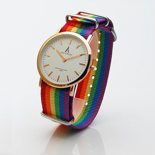 pride lgbt men watches nylon strap wristwatch clock simple stainless steel men's canvas 2021 quartz rainbow slim waterproof gift wristw, Slivery;brown
pride lgbt men watches nylon strap wristwatch clock simple stainless steel men's canvas 2021 quartz rainbow slim waterproof gift wristw, Slivery;brown