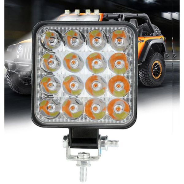 working light car work 48w two-color mixed white yellow 12-24v off-road vehicle inspection
working light car work 48w two-color mixed white yellow 12-24v off-road vehicle inspection