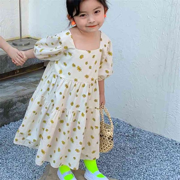 summer short-sleeved floral print dress es for girls children clothes kid clothing baby girl 210528, Red;yellow
summer short-sleeved floral print dress es for girls children clothes kid clothing baby girl 210528, Red;yellow