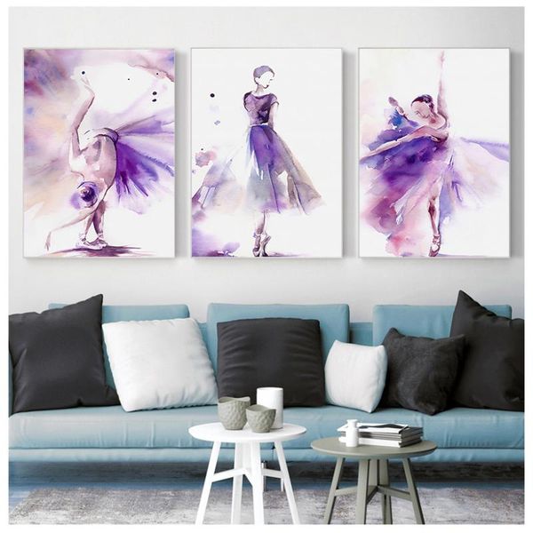 paintings watercolor purple ballet dancer canvas painting gril roon art nordic posters and prints home decoration wall pictures no frame
paintings watercolor purple ballet dancer canvas painting gril roon art nordic posters and prints home decoration wall pictures no frame