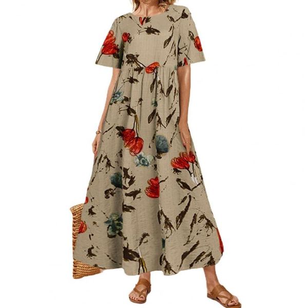 women dress short sleeve breathable cotton blend fashion summer maxi for beach women's swimwear, White;black
women dress short sleeve breathable cotton blend fashion summer maxi for beach women's swimwear, White;black