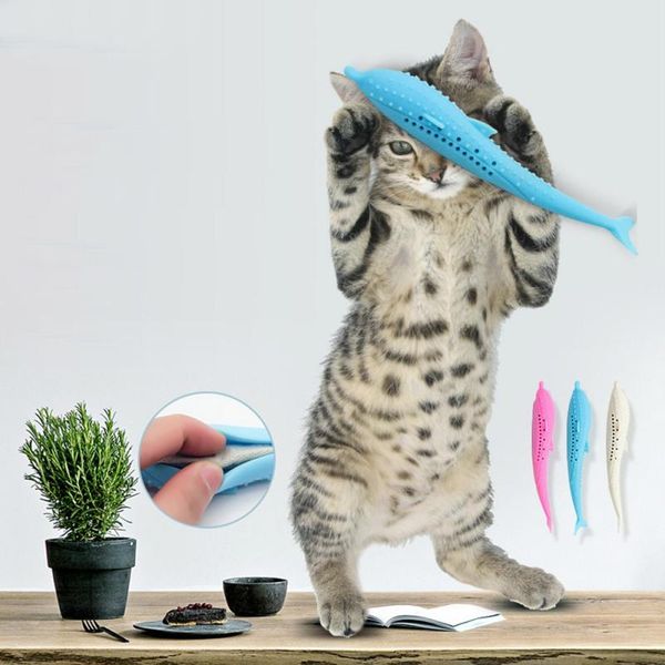 cat toys pet toothbrush toy fish shape catnip flavor silicone molar stick teeth cleaning for cats kitten chew products
cat toys pet toothbrush toy fish shape catnip flavor silicone molar stick teeth cleaning for cats kitten chew products