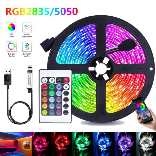 strips led strip light rgb2835/ smd diode flexible lamp tape bluetooth 3 key ir remote control dc5v usb powered tv backlight 1m-5m
strips led strip light rgb2835/ smd diode flexible lamp tape bluetooth 3 key ir remote control dc5v usb powered tv backlight 1m-5m