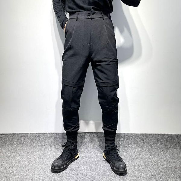 men's pants versatile overalls loose slightly broken black leggings autumn yamamoto style large size simple harlan
men's pants versatile overalls loose slightly broken black leggings autumn yamamoto style large size simple harlan