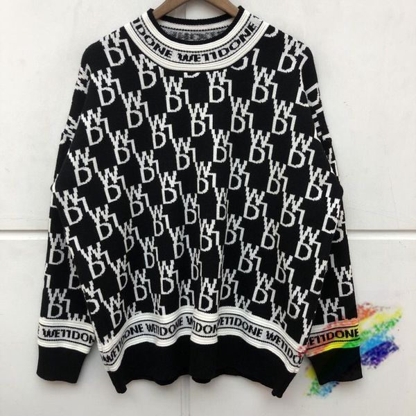 men's sweaters 2021fw we11done knit sweater men woman -quality crewneck welldone logo jacquard loose, White;black
men's sweaters 2021fw we11done knit sweater men woman -quality crewneck welldone logo jacquard loose, White;black