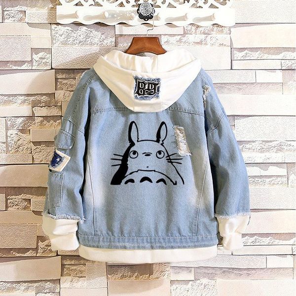 men's jackets my neighbor totoro denim jacket men/women harajuku anime spirited away hooded hip hop oversized clothes, Black;brown
men's jackets my neighbor totoro denim jacket men/women harajuku anime spirited away hooded hip hop oversized clothes, Black;brown