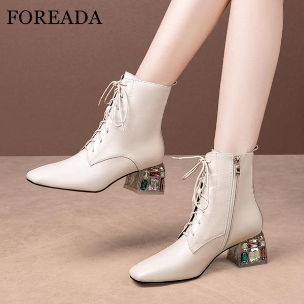 boots foreada woman real leather high heel ankle zip thick shoes lace up square toe ladies short beige size 40, Black
boots foreada woman real leather high heel ankle zip thick shoes lace up square toe ladies short beige size 40, Black