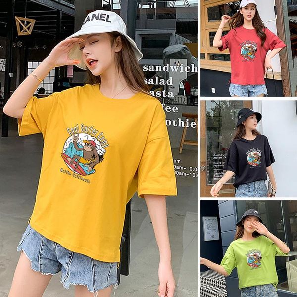 women's t-shirt summer loose cotton all-match 2021 female short-sleeved commuter korean version, White
women's t-shirt summer loose cotton all-match 2021 female short-sleeved commuter korean version, White