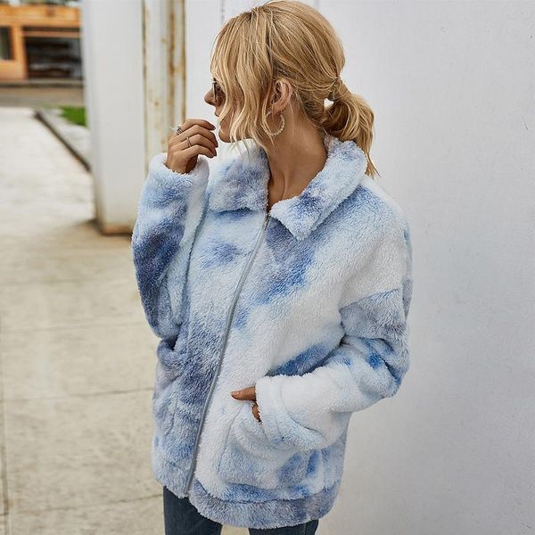 women's jackets autumn winter fashion trend tie-dye eco-friendly fur short cashmere cardigan casual pocket zipper long sleeve colorful, Black;brown
women's jackets autumn winter fashion trend tie-dye eco-friendly fur short cashmere cardigan casual pocket zipper long sleeve colorful, Black;brown