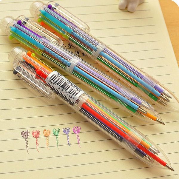 1pcs/lot 6 in 1 colorful pens novelty multicolor ballpoint pen multifunction stationery school supplies, Blue;orange
1pcs/lot 6 in 1 colorful pens novelty multicolor ballpoint pen multifunction stationery school supplies, Blue;orange