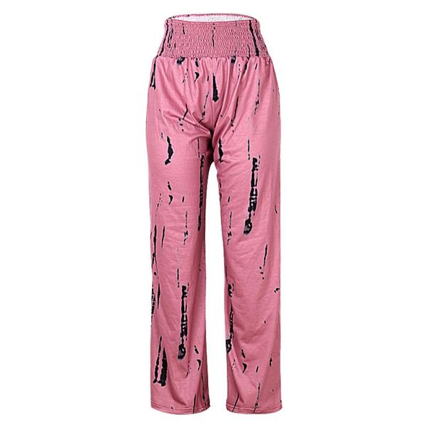 women wide leg pants chic print high waist fold decoration loose version summer clothing women's & capris, Black;white
women wide leg pants chic print high waist fold decoration loose version summer clothing women's & capris, Black;white