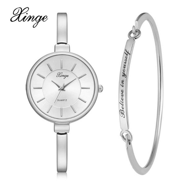 wristwatches xinge brand ladies watches elegant trend wristwatch waterproof set stainess steel retro watch bracelet, Slivery;brown
wristwatches xinge brand ladies watches elegant trend wristwatch waterproof set stainess steel retro watch bracelet, Slivery;brown