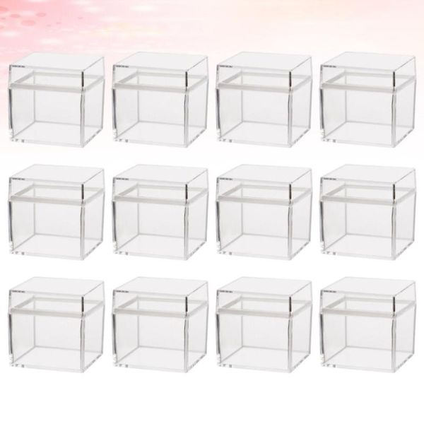 12pcs transparent packing box candy gift container square design case party supplies with lid wrap
12pcs transparent packing box candy gift container square design case party supplies with lid wrap