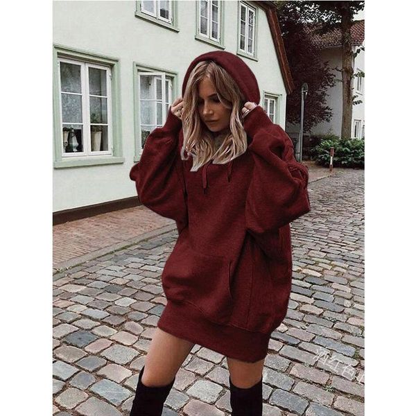 women's hoodies & sweatshirts autumn winter women sweatshirt solid color long sleeve warm velvet thickening pullover hoodie casual hood, Black
women's hoodies & sweatshirts autumn winter women sweatshirt solid color long sleeve warm velvet thickening pullover hoodie casual hood, Black
