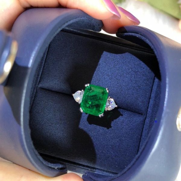 cluster rings luxury princess jewelry pure 925 sterling silver ring grandmother green stone for women party daily wedding engagement, Golden;silver
cluster rings luxury princess jewelry pure 925 sterling silver ring grandmother green stone for women party daily wedding engagement, Golden;silver
