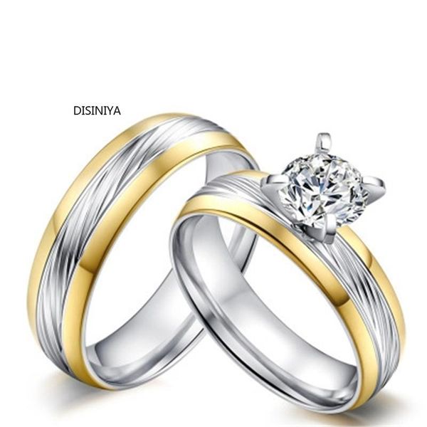 wedding rings 2021 fashion love couple ring men and women engagement cz two color unique exquisite jewel, Slivery;golden
wedding rings 2021 fashion love couple ring men and women engagement cz two color unique exquisite jewel, Slivery;golden