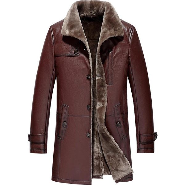 men's leather & faux jacket winter men genuine sheepskin coat real wool fur liner warm jackets plus size veste jlk18fg1701 y1863, Black
men's leather & faux jacket winter men genuine sheepskin coat real wool fur liner warm jackets plus size veste jlk18fg1701 y1863, Black