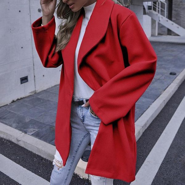 women's suits & blazers autumn woolen coat women turn-down collar long sleeve solid female midi coats fashion elegant office lady winte, White;black
women's suits & blazers autumn woolen coat women turn-down collar long sleeve solid female midi coats fashion elegant office lady winte, White;black