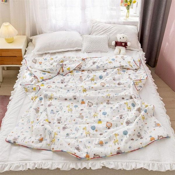 children muslin cotton quilt air-conditioning comforter soft kids blanket with fiber filling boy girl quilting blankets & swaddling
children muslin cotton quilt air-conditioning comforter soft kids blanket with fiber filling boy girl quilting blankets & swaddling