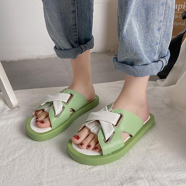 slippers 2021 trend design summer sandals women platform flat leather patchwork cross-tied thick soft sole fashion outdoor shoes ladies, Black
slippers 2021 trend design summer sandals women platform flat leather patchwork cross-tied thick soft sole fashion outdoor shoes ladies, Black