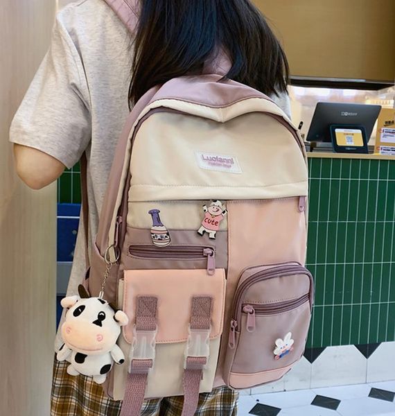 multi-pocket waterproof backpack large capacity lapcollege schoolbag backpacks for teenage girls women book bag
multi-pocket waterproof backpack large capacity lapcollege schoolbag backpacks for teenage girls women book bag