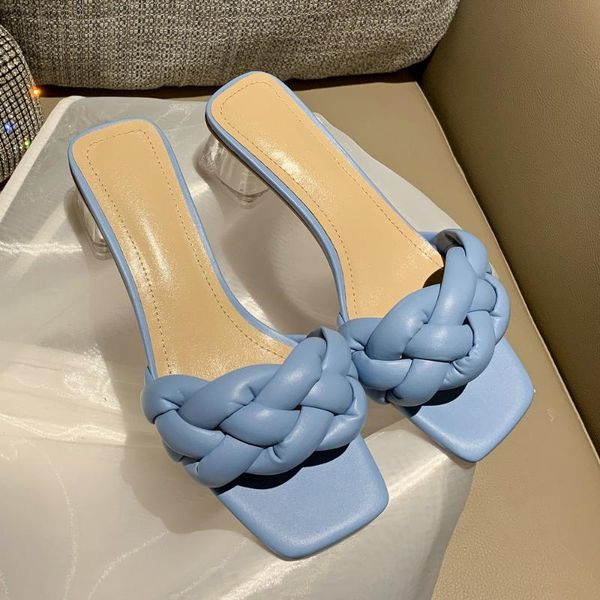 transparent clean high heels slippers lady square slides women rope lattice open toe outside summer shoes woman 5cm, Black
transparent clean high heels slippers lady square slides women rope lattice open toe outside summer shoes woman 5cm, Black