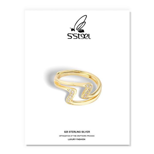 cluster rings s'steel zircon for women sterling silver 925 luxury personalited geometric open ring bijoux femme argent fine jewelry, Golden;silver
cluster rings s'steel zircon for women sterling silver 925 luxury personalited geometric open ring bijoux femme argent fine jewelry, Golden;silver