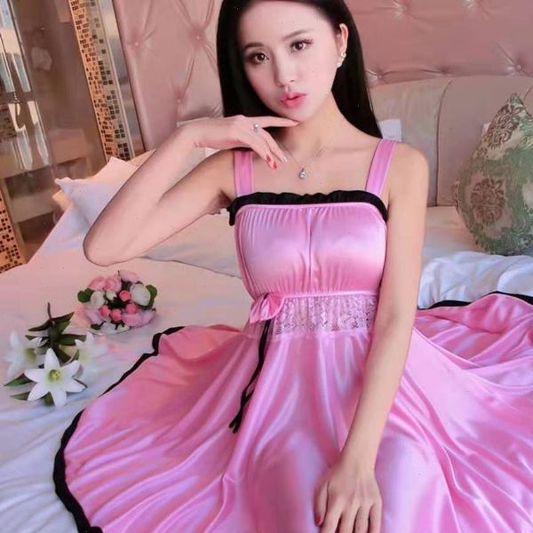silk satin night dress womens sleepwears sleeveless nighties nightgowns plus size nightdress lace sling sleepwear w710, Black;red
silk satin night dress womens sleepwears sleeveless nighties nightgowns plus size nightdress lace sling sleepwear w710, Black;red