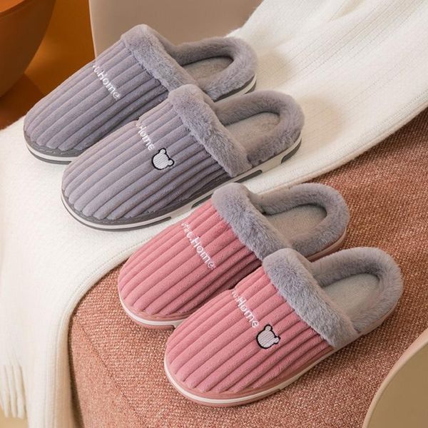 slippers corduroy hair lovers indoor home wood floor autumn and winter warm cotton month shoes, Black
slippers corduroy hair lovers indoor home wood floor autumn and winter warm cotton month shoes, Black