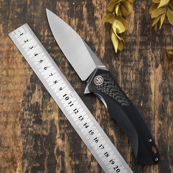 pf838c petrified fish d2 stee fipper foding knives outdoor pocket knife g10+carbon fiber hande camping hunting edc too
pf838c petrified fish d2 stee fipper foding knives outdoor pocket knife g10+carbon fiber hande camping hunting edc too