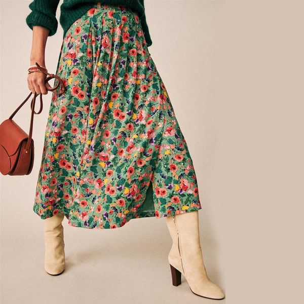 skirts chic floral printed midi womens 2021 summer elegant high waist pleated chiffon skirt female, Black
skirts chic floral printed midi womens 2021 summer elegant high waist pleated chiffon skirt female, Black