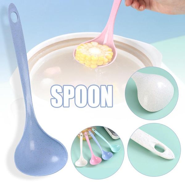 spoons hanging long-handleds soup spoon mixing anti high-temperature cooking kitchen tools
spoons hanging long-handleds soup spoon mixing anti high-temperature cooking kitchen tools