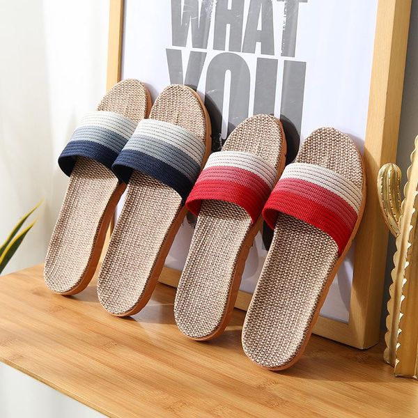 summer men home non-slip flat shoes women cotton linen slides couple house mute thick floor slippers female flax flip flops, Black
summer men home non-slip flat shoes women cotton linen slides couple house mute thick floor slippers female flax flip flops, Black