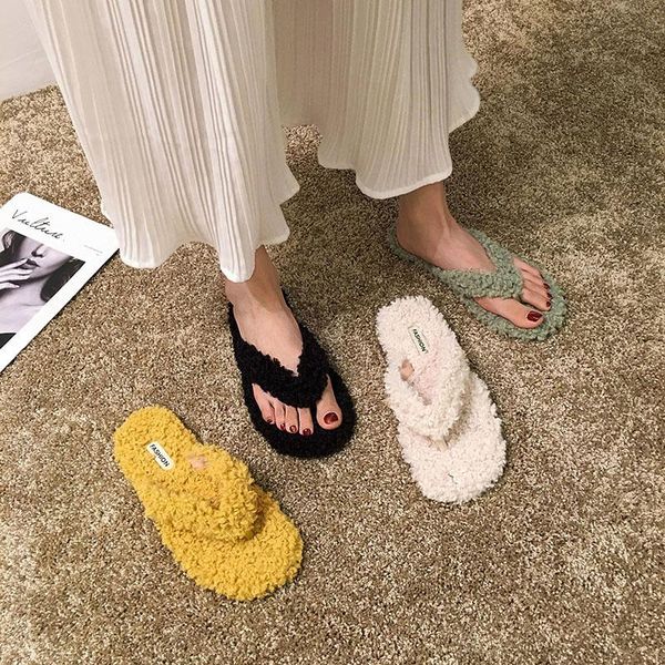 slippers hairy sandals and women wear 2021 summer korean version of the net red small fresh open toe flat casual flip flops, Black
slippers hairy sandals and women wear 2021 summer korean version of the net red small fresh open toe flat casual flip flops, Black