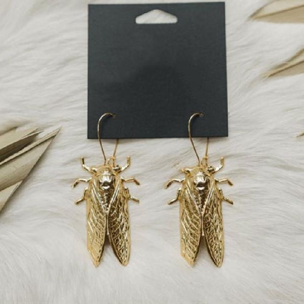 dangle & chandelier the golden color cicada earrings statement minimalism punk creativity metal accessories ear stud drop women jewelry gift, Silver
dangle & chandelier the golden color cicada earrings statement minimalism punk creativity metal accessories ear stud drop women jewelry gift, Silver