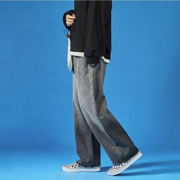 men's jeans korean gradient fashion casual retro straight wide-leg men streetwear wild loose hip-hop denim pants mens u39s, Blue
men's jeans korean gradient fashion casual retro straight wide-leg men streetwear wild loose hip-hop denim pants mens u39s, Blue