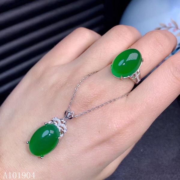 bracelet, earrings & necklace kjjeaxcmy boutique jewelry 925 sterling silver inlaid natural green chalcedony ring pendant female models supp, Black
bracelet, earrings & necklace kjjeaxcmy boutique jewelry 925 sterling silver inlaid natural green chalcedony ring pendant female models supp, Black