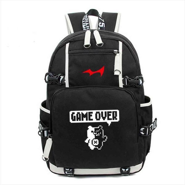 anime danganronpa dangan ronpa monokuma game over cosplay backpack canvas shoulder bag schoolbag travel bags for students
anime danganronpa dangan ronpa monokuma game over cosplay backpack canvas shoulder bag schoolbag travel bags for students