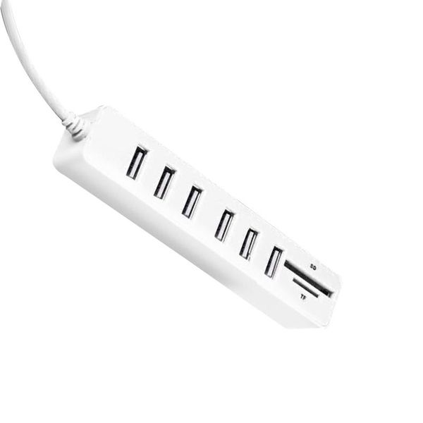 hubs high speed 6 port long splitter data transfer for pc lapblack 2.0 multifunctional practical usb hub card reader sd tf
hubs high speed 6 port long splitter data transfer for pc lapblack 2.0 multifunctional practical usb hub card reader sd tf