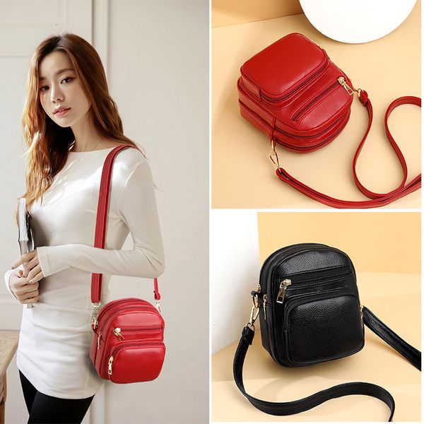 Messenger BagsFashion Leisure Pu Soft Simple Leather Women's Single Shoulder Messenger Bag Travel Backpack Trend
Messenger BagsFashion Leisure Pu Soft Simple Leather Women's Single Shoulder Messenger Bag Travel Backpack Trend