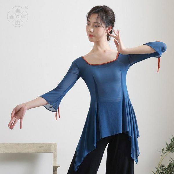 stage wear dance by my law long sleeve dunhuang series gauze clothes square collar classical nation body charm yoga performance, Black;red
stage wear dance by my law long sleeve dunhuang series gauze clothes square collar classical nation body charm yoga performance, Black;red